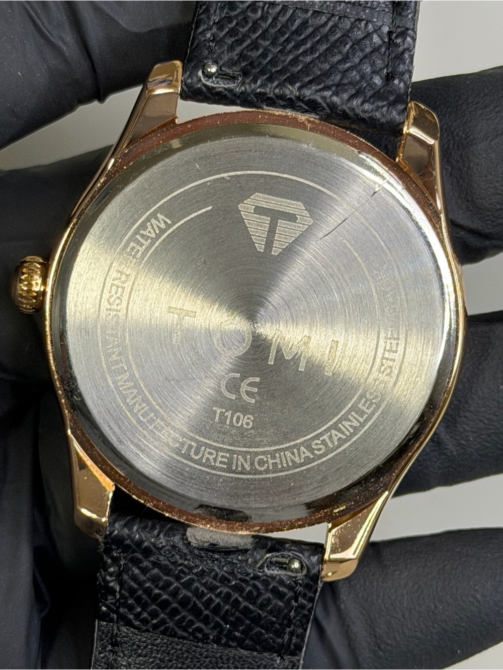 Tomi Face Gear T-106 Date Rose Gold 43mm Men’s Watch - Picture 9 of 13